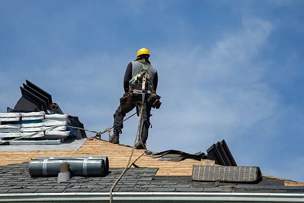 Professional Roof Installation technician working in Newark, AR